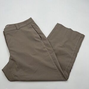 Nike Golf Tour‎ Performance Dri-FIT Tan Cropped Pants Women Size 12